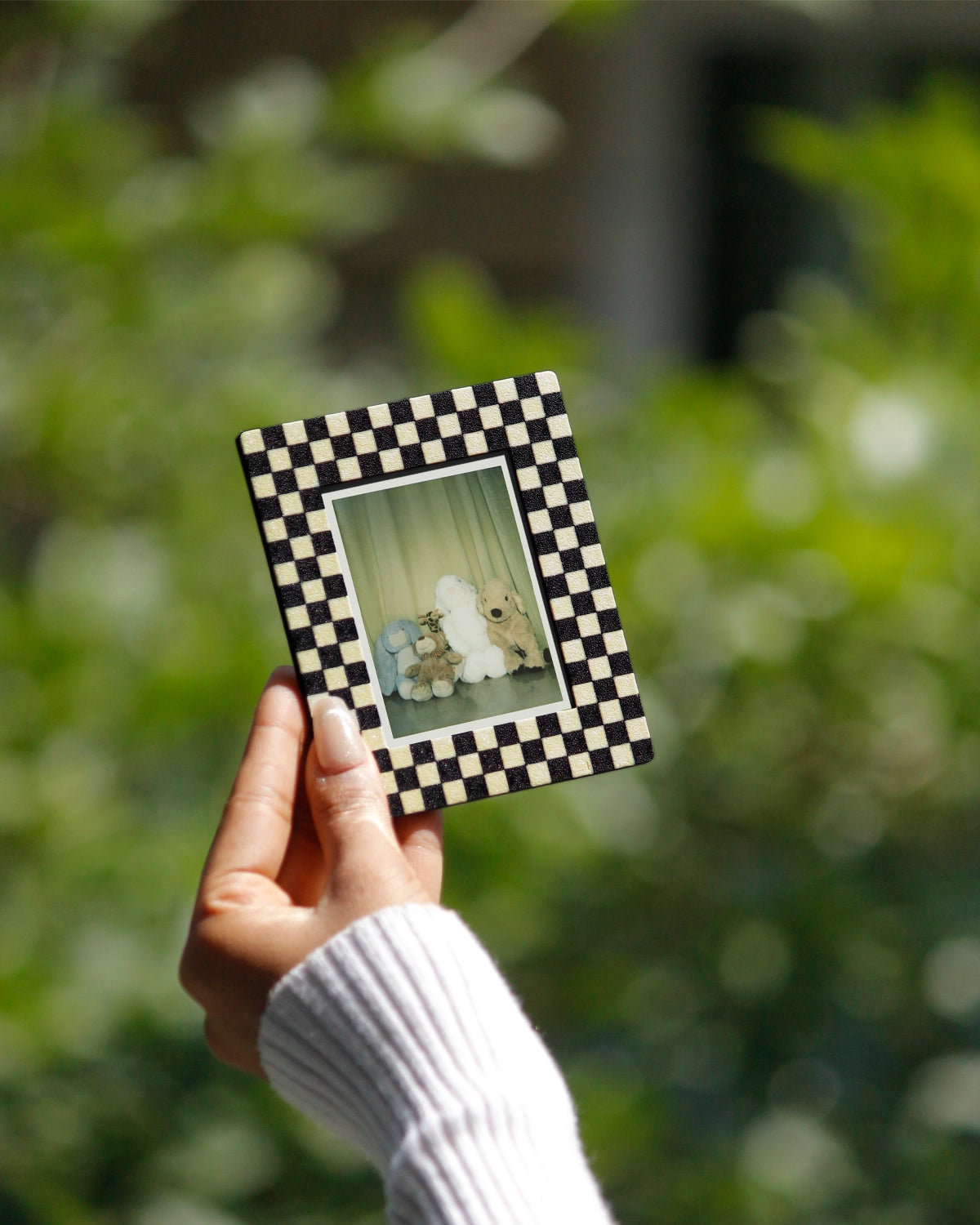 Classic Check Polaroid Frame