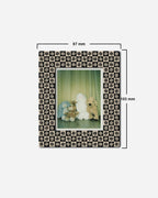 Petal Grid Polaroid Frame