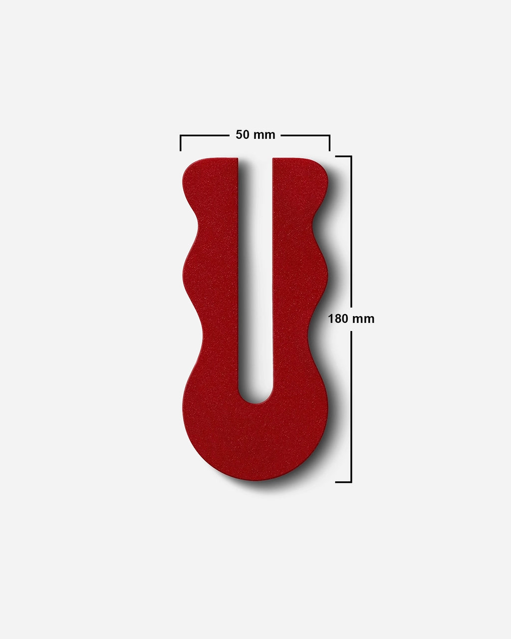 Wavy Test Tube Planter - Red