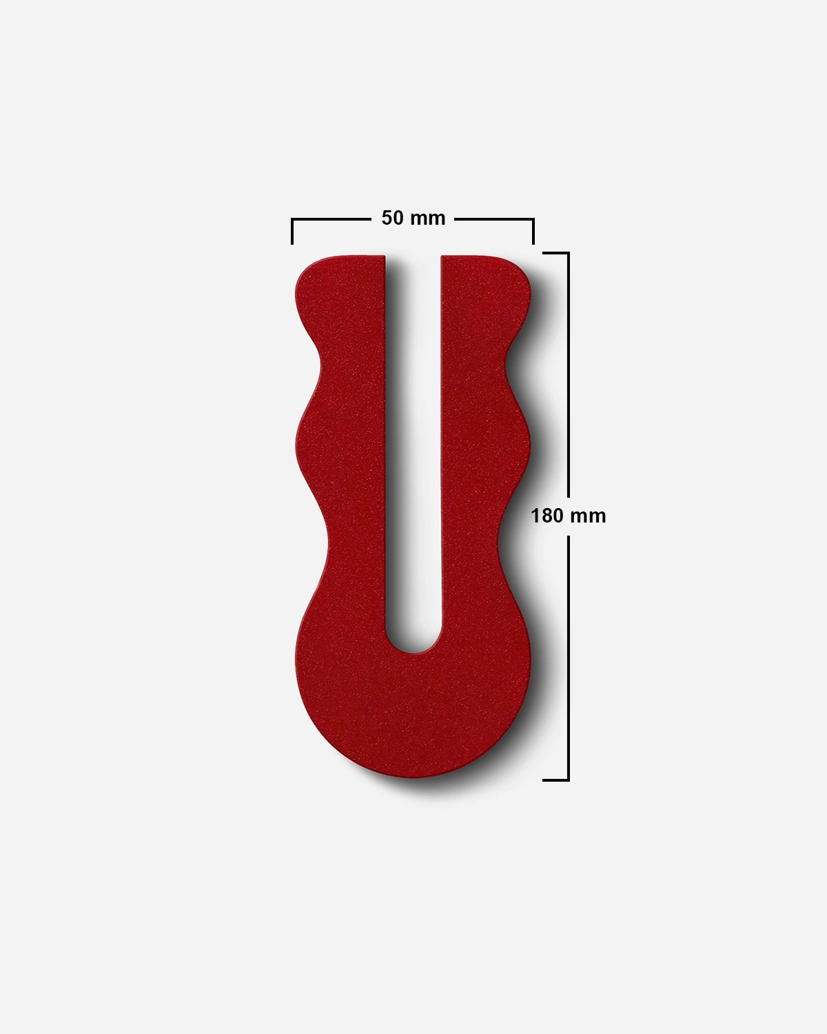 Wavy Test Tube Planter - Red