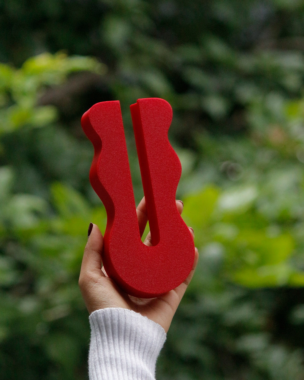 Wavy Test Tube Planter - Red