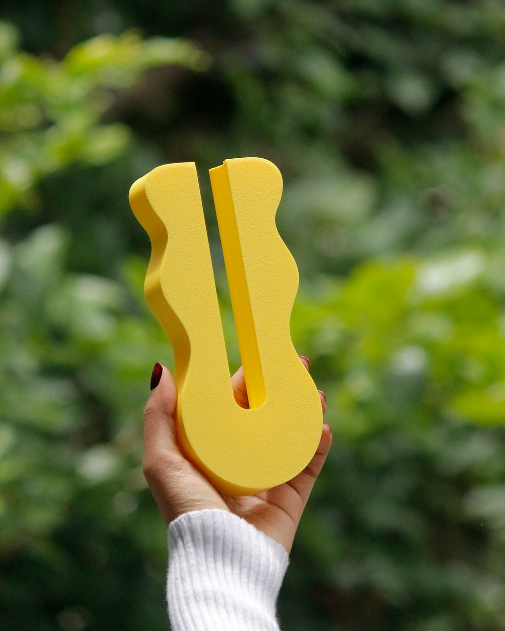 Wavy Test Tube Planter - Yellow