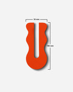 Wavy Test Tube Planter - Orange