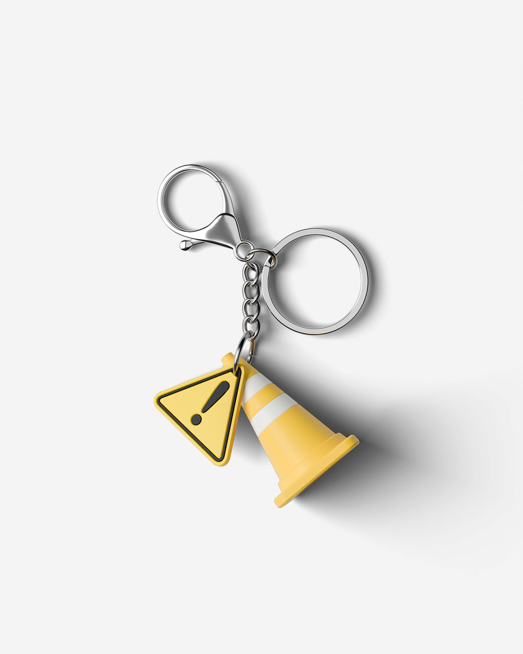 Roadblock Keychain - Yellow